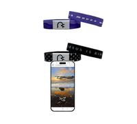ClosJery Braccialetto quotidiano con versi biblici per uomo donna scansione NFC panno di tela elastica braccialetti indossabili braccialetto ispiratore personalizzato gioielli pasquali regali