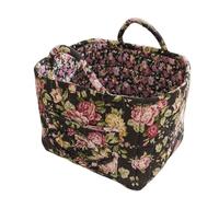 Cloth Storage Basket - 12.99x10.63x10.24in Organizer Container, Lightweight Carrying Bin Grip, Oversized Woven Compact Laundry Collector | Home Washroom Camper Hallway Reading Material