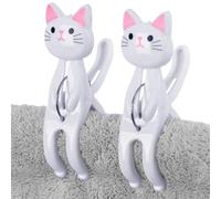 Clothes Clips - Cat Shape Clothespins Clothes Pins, Traceless Laundry