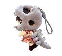 Clothes for Dolls Cute Dinosaur - - Skull Toy Headgear with Lanyard Fit Fit