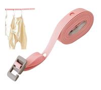 Clothes Line Outdoors, Adjustable Windproof Drying Rope, Travel Clothes Line For Outside Backyard Patio Camping RV Cabin Hotel Indoor Home Bathroom Apartment Laundry Drying Space Saving Portable