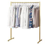 Clothes Rail Heavy Duty 1,5 m High Industrial Clothes Rack Simple Garment Rack for Bedroom Entrance (colore oro, dimensioni: 100 cm)