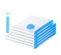 Clothes Storage Bags, Compression Vacuum Organizer, Space Saving Sealable Packs | Manual Pump Included, Reusable Protective Bags For Bedding Comforters Pillows Seasonal Apparel Travel Home Use