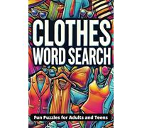 Clothes Word Search: Fun Puzzles for Adults and Teens