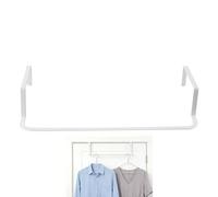 Clothing Rack - Wall Mounted Iron Organizer for Home | Heavy Duty No Drilling with Modern Storage, Shelf Hanger Rods Hooks, Bedroom Living Room Underwear for Socks Scarves Winter Essentials