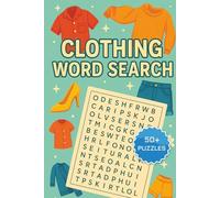 Clothing Word Search: 50+ Fun & Easy Puzzle Book for Kids & Adults | Perfect Holiday & Vacation Activity