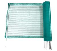 Clôture universelle - KERBL - 20 m - 11 piquets simple pointes - 80 cm - Vert