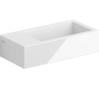 Clou Flush lavabo 36x18 cm rettangolare a parete-da appoggio bianco CL/03.03033