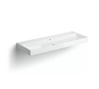 Clou New Wash Me lavabo 110x42 cm rettangolare a parete-da appoggio bianco CL/02.01438