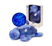 Cloud b Luce notturna per bambini, proiettore oceano, 2 rumori bianchi + 2 suoni calmanti, luce regolabile + spegnimento automatico, tessuto riciclato, Tranquil Turtle Ocean (ricaricabile)
