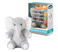 Cloud B Sound Machine con Suoni Rilassanti | Peluche Sonoro Portatile per la Nanna del Bambino | Impostazioni Regolabili & Timer Auto-Spegnimento | Elliot Elefante On The Go