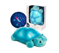 Cloud b Twinkling Twilight Turtle Aqua, Proiettore Galassia Luce Notturna e Macchina del Rumore Bianco Rilassante per Neonati | 8 Costellazioni, 2 Melodie, 3 Colori | Luce Notturna Stellata per
