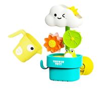 Cloud Bath Toys Set with Watering Cup - Fun Bath Time Game | Interactive Water Play Toys For Ages 1-3 | For Home Travel Bathtub Shower, Kids Boys Girls, Sensory Play B́ATH Accessories