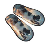 Cloud Border Collie Pantofole Donna Uomo Calde Soffici Calde Calde Donna Pantofole Casa Pantofole Camera Pantofole Pelose Inverno Pantofole Pantofole Pantofole Indoor Pantofole Pantofole