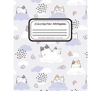 Cloud Cats Composition Notebook: Wide Ruled Lined Journal for Writing, School Notes, and Doodles | 7.5 x 9.25 in | 110 Pages: Perfect for class, ... cover design for cat lovers of all ages.