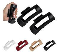 Cloud Clip, Cozy Clip Claw Clip, fermagli piatti per capelli da donna (2 pezzi neri)