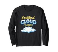 Cloud Critica certificata Divertente Cloud Guardare per Nephophile Maglia a Manica