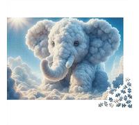 Cloud Elephant Fantasy 1000 Pezzi Puzzle Divertente Regali Di Festa Elephant Walking on Clouds Puzzle Stimolare La Creatività Per Bambini E Adulti 70x50cm/1000pcs