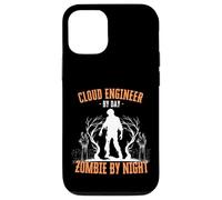 Cloud Engineer by Day Zombie di notte Divertente Halloween Raccapricciante Custodia per iPhone 12/12 Pro