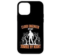 Cloud Engineer by Day Zombie di notte Divertente Halloween Raccapricciante Custodia per iPhone 12 mini