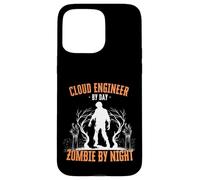 Cloud Engineer by Day Zombie di notte Divertente Halloween Raccapricciante Custodia per iPhone 15 Pro Max