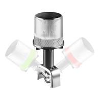 Cloud Fire Luce di navigazione per barca, 360°, luce solare da 0,5 nm IP67, impermeabile per pescatori, barche, luci a LED a tre colori, bianco, verde, rosso lampeggiante