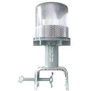 Cloud Fire Luce di navigazione solare per barche, luci di ancoraggio barca, 3 modalità di illuminazione, luci di segnalazione a 360° IP65, design impermeabile per navi a vela strada, allarme per
