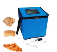 Cloud Fire Scatola pieghevole per fermentazione della pasta, con coperchio, rimovibile, multifunzione, per casa, pane, pizza, yogurt, vino di riso (blu, grande)