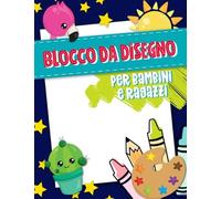 Cloud Forest Press Blocco da Disegno A4 con 100 Fogli Bianchi per Bambini e Ragazzi