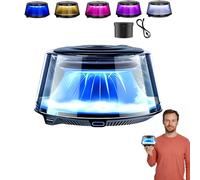 Cloud Mist Car Diffuser, 2025 Upgraded Smart Car Diffuser Air Freshener, Vehicle Aromatherapy Automatic Spray with 5 Ambient Light for Various Models, Start and Stop with the Vehicle (Passionate Love)