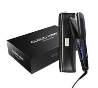 CLOUD NINE Der Neue breite Haarglätter Starlight Collection Grau | Temperatura variabile | Revive-Modus | Mit Mineralien angereicherte Platten | Digitalanzeige | 360° drehbares Kabel