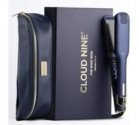 CLOUD NINE La piastra larga blu | regolazione della temperatura variabile | modalità Revive piastre arricchite minerali | display digitale cavo girevole a 360° | dispositivo di protezione