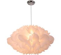 Cloud Pendant Light Nordic Simple Chandelier White 1 Testa Appesa altezza Acrilica Acrilica Acrilico Luci a soffitto di ferro rotondo Luci da letto romantico (L23.6*H12.6) Comodo anniversario