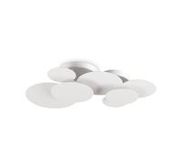 Plafoniera Moderna Cloud Metallo Bianco Led 46W 3000K Luce Calda