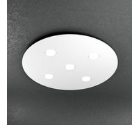 CLOUD PLAFONIERA 5 LUCI TONDA BIANCO 1128-PL5 T-BI