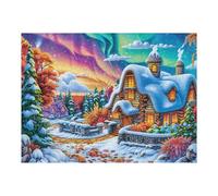 Cloud Sea Scenery Puzzle 500 Pezzi Sicilia Per Adulti Snow Cabin Mountain Cartone Riciclato Per Decorazione Ingresso Da Passatempo Antistress Rilassante Qualità Garantita 500 PCS