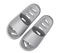 Cloud Sliders - Sandali estivi da donna e uomo, antiscivolo, leggeri, piatti, per doccia, casa, casa, giardino, bagno all'aperto, Grigio, 40.5 EU