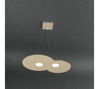 CLOUD SOSPENSIONE 2 LUCI SABBIA 1128-S2 R-SA