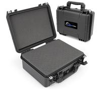 CLOUD/TEN - Custodia antiodore per tubi in vetro con protezione antiurto in schiuma personalizzabile - ideale per tubi dell’acqua, tubi di gorgoglio, impianti per olio e accessori