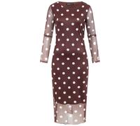 Cloud5ive Abito cioccolato / bianco Donna Cloud5ive 40