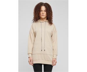 Cloud5ive Felpa con cappuccio da donna conit Diamond motivo strutturato e tasca a canguro 5130CL5 S Beige
