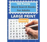 Cloud9 Publicatio 100 Puzzle Word Search Books For Adults Large Pri (Tascabile)