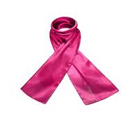Cloud9Basic - Scialle Sciarpa di Seta Genuina al 100% per Donna (Taglia unica, Rosa Fucsia)