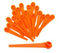 Cloudarrow 100 pezzi di stringa Weed Trimmer Testa Lama di Ricambio Plastica Cutter Weed Mover Lama Rasaerba Accessori per Gardena 9823 9825 9820 9821 9828 9829 8840 8841 2417 Tagliaerba