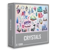 Cloudberries Crystals Puzzle da 1.000 Pezzi per Adulti. Immagine Cool con Sfondo Sfumato dal Rosa al Violetto costellato di Gemme, Diamanti e Cristalli. Prodotto in Europa.