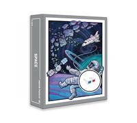 Cloudberries Space Puzzle, Puzzle 3D Spaziale, Puzzle da 500 Pezzi del Sistema Solare con un Astronauta, Shuttle Spaziale e Pianeti, Puzzle 3D per Adulti