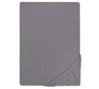 CloudComfort Basic lenzuolo con angoli jersey stretch grigio scuro 180 x 200 - 200 x 200 cm, dunkelgrau