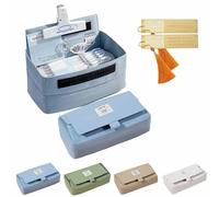 CLOUDEMO Big Capacity Pencil Case, Simple Storage Aesthetic Pencil Case, Cute Dog Pouch Holder Box Organizer, Large Capacity Pencil Pouch, Kawaii Pencil Case Organizer for Women And Girls (Blue)