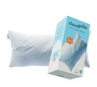Cloudpillo Cuscino in memory foam, 40 x 80 cm, ergonomico e regolabile in altezza, per tutte le posizioni di sonno, traspirante e ipoallergenico, certificato Oeko-Tex