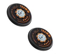 Cloudpower 2 dischi abrasivi da 15,2 cm per levigatrice orbitale, disco di supporto per lucidatura con filettatura 5/16-24 con 37 fori per strumenti MAXXT (2)